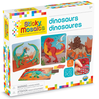 Sticky Mosaics® Dinosaurs Midsize